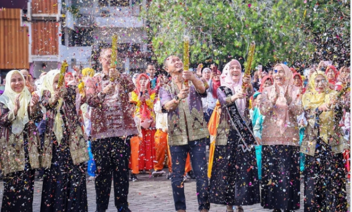 Dibuka Walikota, Gebyar TK se-Kota Pekanbaru Berlangsung Meriah