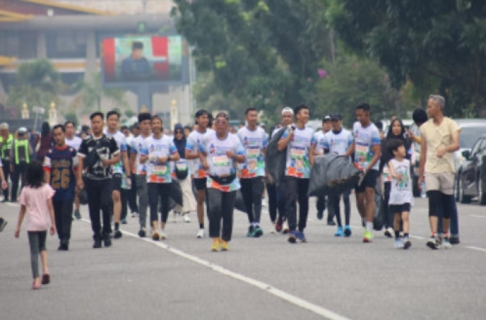Jelang Hut Pekanbaru ke-242, Bapenda Semarakkan Lestari Run dan Tetap Hadirkan Layanan Pajak di Pusat Kota