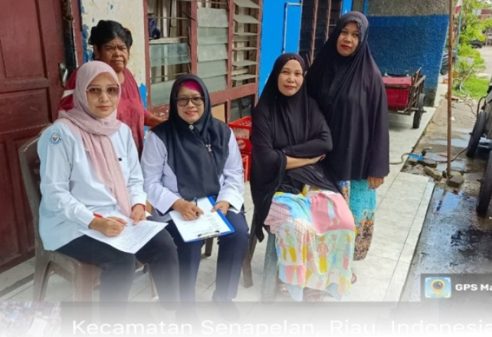 Penyuluh Dinas Pertanian dan Perikanan Kota Pekanbaru Melaksanakan Penilaian Kelas Kemampuan Pemula Poklahsar Pempek Wak Amin