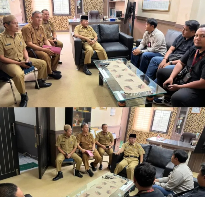 Kadis Kominfo Kuansing Sambut Hangat Kunjungan Telkomsel, Bahas Pecepatan Bebas Blankspot