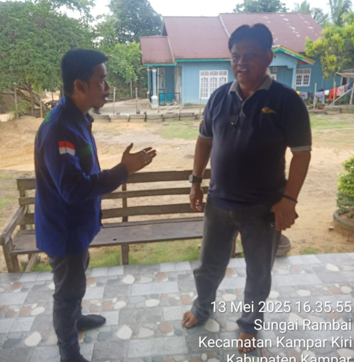 Dituding Jual Lahan 400 Ha,  Kades Sungai Rambai Kampar Angkat Bicara