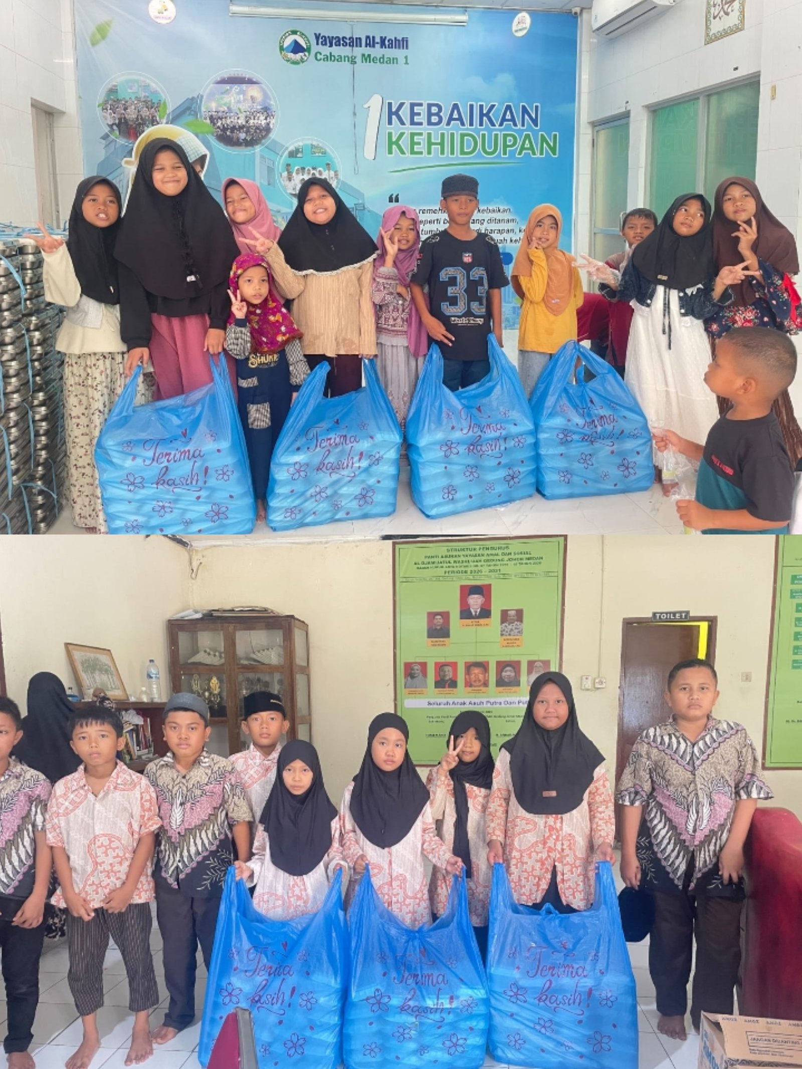 Meski Dikepung Kabut Asap, Tak Menyulutkan Semangat Staf, Karyawan Grand Dragon dan New Paragon Salurkan Bantuan Jumat Berkah di Medan