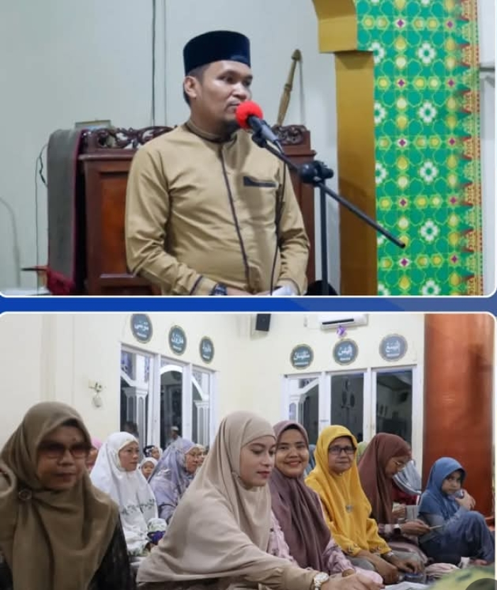 Camat Kulim Gelar Safari Ramadhan di Masjid Baiturrahim Pebatuan