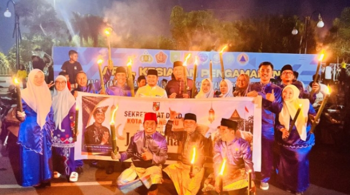 Semarak Pawai Takbir Keliling Iduladha 1447 H, Setwan DPRD Kota Pekanbaru Turunkan 50 Peserta dan Mobil Hias