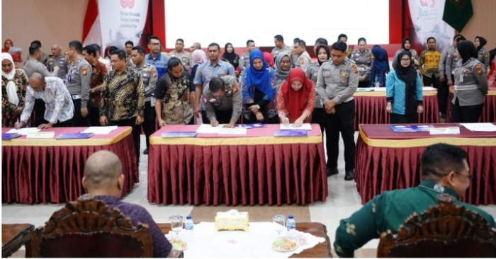 Perkuat Pengawasan Pajak Daerah, Bapenda Riau Teken Pakta Integritas