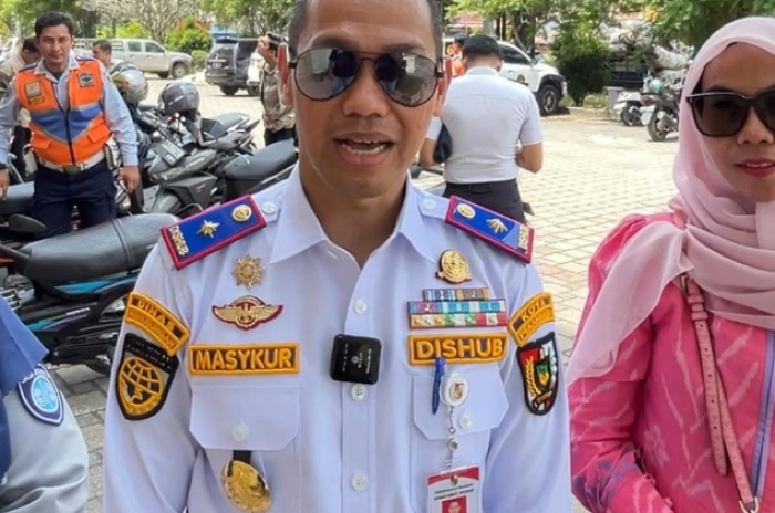 Dishub Pekanbaru Bersama Aparat Gabungan Jaring Belasan Truk Yang Melanggar Aturan