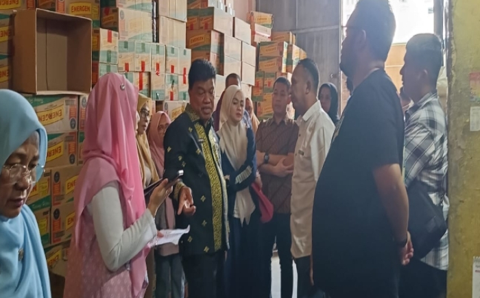 Satgas Saber Harga Pangan di Pekanbaru Sidak Gudang Distributor Minyakita