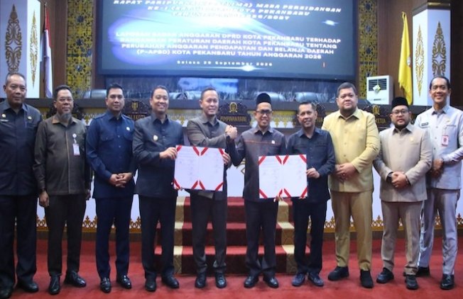 APBD Perubahan 2026 Pekanbaru Disahkan Rp3,26 Triliun