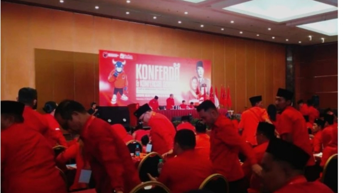 DPD PDI Perjuangan Provinsi Riau Laksanakan Konferensi, Berikut Susunan Lengkap Pengurus Periode 2025-2030