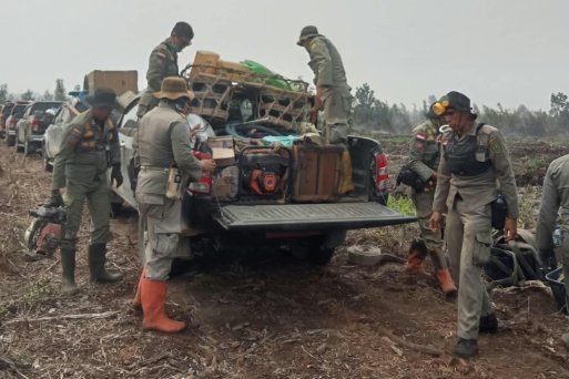 Karhutla Terkendali, 50 Personel Satpol PP Riau Kembali Bertugas di Pekanbaru