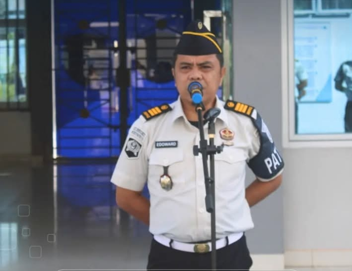Kepala Seksi Administrasi Kamtib Pimpin dan Berikan Amanat Apel Pagi Lapas Narkotika Rumbai