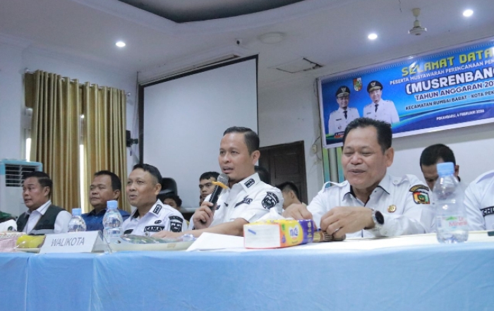 Wali Kota Serap Aspirasi Warga Rumbai Barat dalam Musrenbang Kecamatan Rumbai Barat