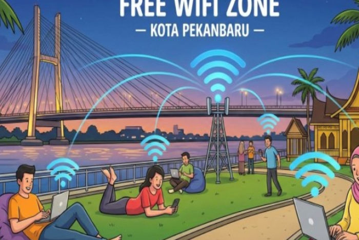 Sipadu Aman dan 1.000 WiFi Gratis, Pemko Pekanbaru Percepat Layanan Digital untuk Warga