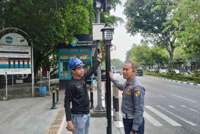 Ribuan Titik PJU di Kota Pekanbaru Rampung Diperbaiki Dishub