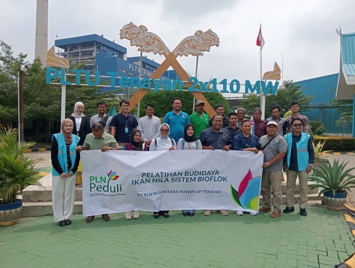 Sambut Dirgahayu Republik Indonesia, PLN NP UP Tenayan Kembali Gelar Pelatihan Budidaya Nila Sistem Bioflok Untuk Tingkatkan Kemandirian Ekonomi Warga