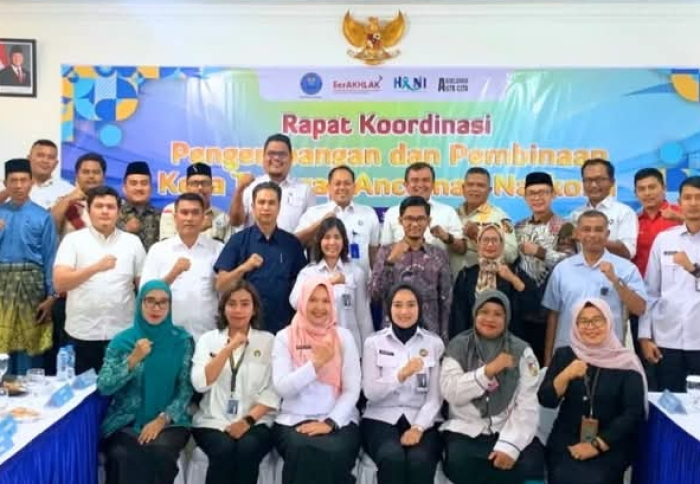 Lapas Narkotika Rumbai Hadiri Rapat Koordinasi Pengembangan dan Pembinaan Kota Tanggap Ancaman Narkoba