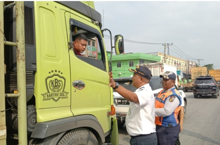Dishub Pekanbaru akan Gelar Razia Tindak Truk ODOL Masuk Kota