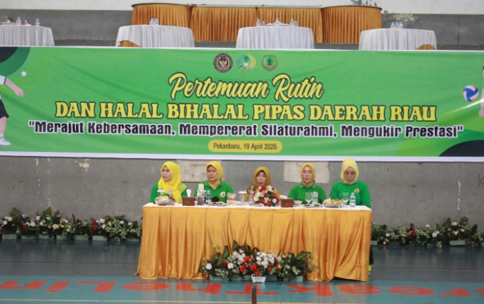 PIPAS Cabang Lapas Pekanbaru Tunjukkan Solidaritas, Meriahkan Halal Bihalal PIPAS Daerah Riau Bersama Kakanwil Ditjenpas