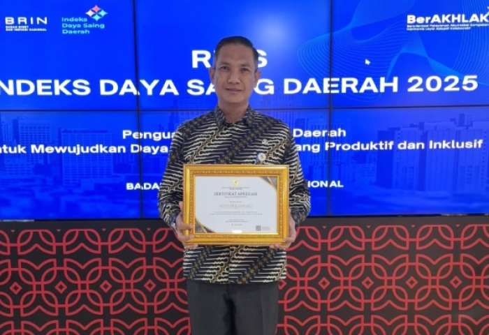 Berkat Inovasi Yang Terukur Hingga mampu Lampaui Rata-rata Nasional, Skor IDSD Pekanbaru Tahun 2025 Tembus 4,24