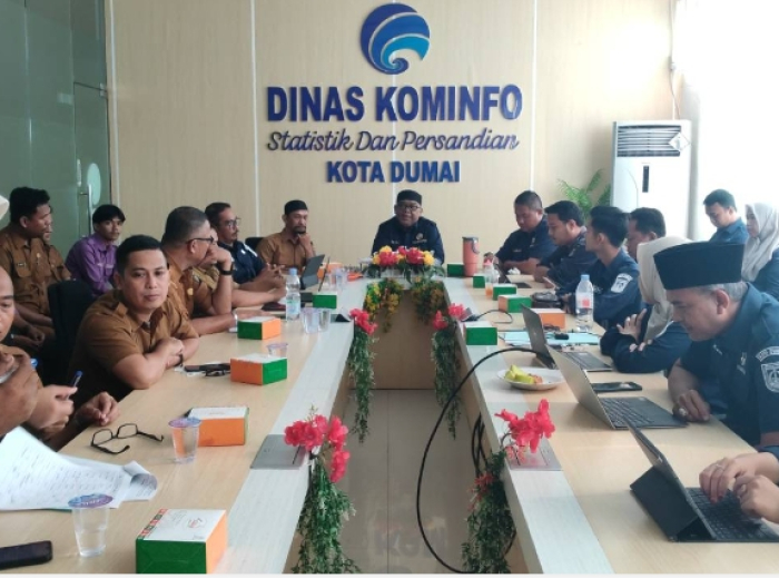 Rapat Berkala SPBE Dumai Soroti Pembagian Kewenangan, Kadiskominfotiksan Tegaskan Pentingnya Akuntabilitas Tiap Perangkat Daerah