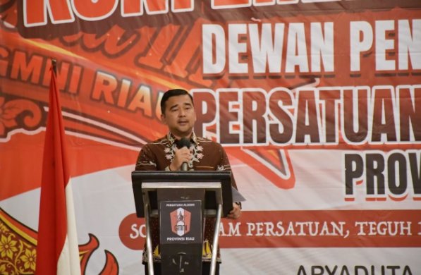 Kaban Kesbangpol Riau Hadiri Konferda III DPD PA GMNI Provinsi Riau Tahun 2026