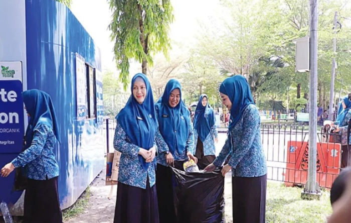 Sudah Kumpulkan 8,5 Ton Sampah, Waste Station di Pekanbaru Bakal Ditambah Lagi