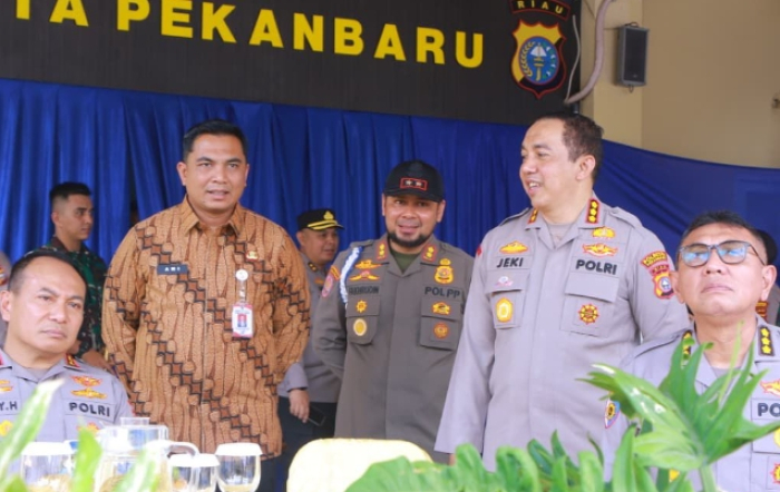 Pj Sekda Hadiri Launching Pamapta Polresta Pekanbaru, Tingkatkan Keamanan dan Ketertiban Kota