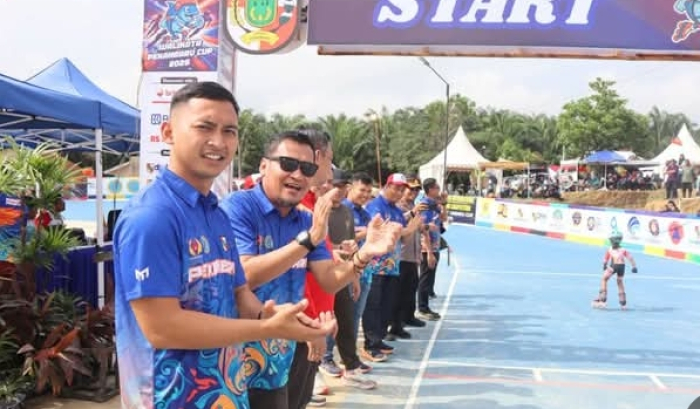 Camat kulim hadiri Kejuaraan Sepatu Roda antar Club Tingkat Internasional Walikota Pekanbaru Cup 2026