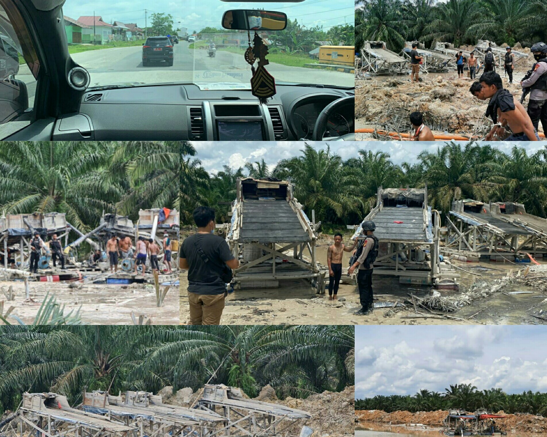 Polda Riau Gulung 11 Pelaku Tindak Pidana PETI Di Kuansing