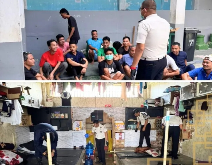 Razia Blok Hunian, Lapas Narkotika Rumbai Tingkatkan Deteksi Dini Gangguan Keamanan dan Ketertiban