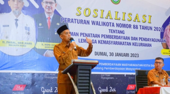 Dibuka Secara Resmi Oleh Wali Kota, Dinsos PM Dumai Sosialisasikan Perwako Nomor 88 Tahun 2022