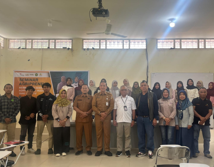 Gelar Seminar bersama IBT KMIP dan Fakultas Pertanian UNRI, Akur : Ajang Ini Menjadi Penguatan Inovasi dan Peningkatan Kapasitas Wirausaha Muda Berbas