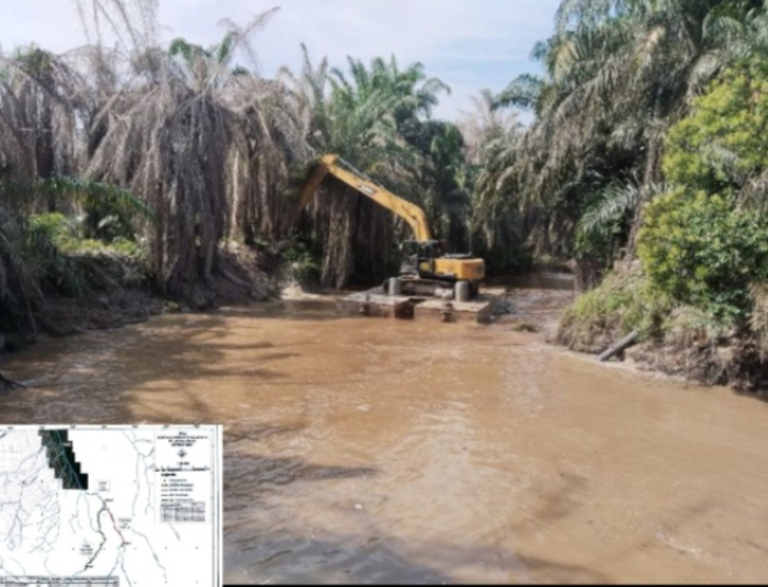 PT.Musim Mas Lakukan Pencucian Sungai Nilo, DLH Pelalawan Berikan Apresiasi