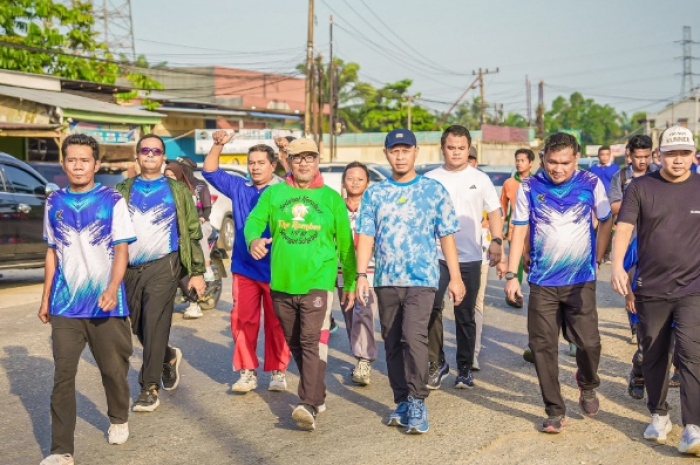 Jelang HUT Pekanbaru ke 242, Ribuan Warga Meriahkan Jalan Santai Bertabur Hadiah dan Festival Olahan Ubi di Kulim