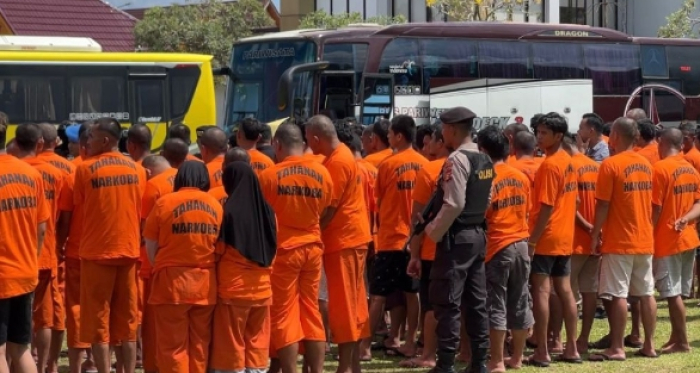 557 Pemain Narkoba di Riau Tak Berkutik Diringkus Selama Operasi Antik Lancang Kuning