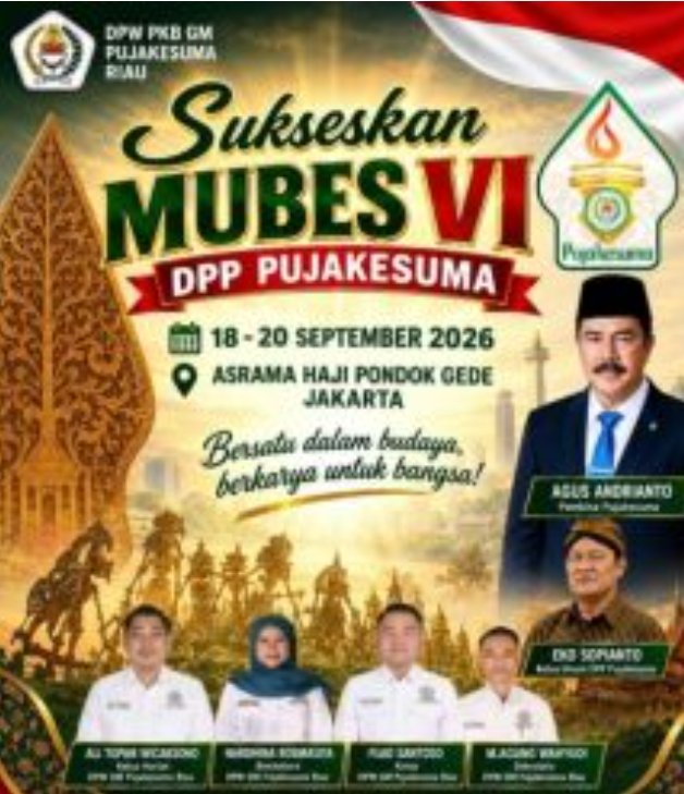 Jelang Mubes Ke VI di Jakarta, DPW GM Pujakesuma Riau, Fuad Santoso ; Momentum Konsolidasi