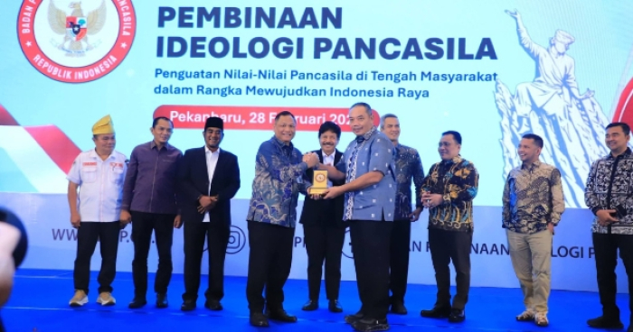 Mewakili Pemko Pekanbaru, Pj Sekdako Hadiri Sosialisasi Pembinaan Edeologi Pancasila yang Selenggarakan BPIP