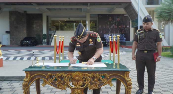 Kejati Riau Perkuat Komitmen Reformasi Birokrasi Melalui Pakta Integritas WBBM 2026