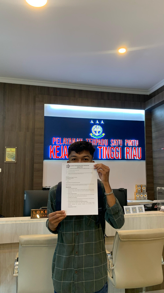 Bupati Inhil Dilaporkan Kejati Riau atas Dugaan Korupsi Terstruktur, Mahasiswa Siap Turun ke Jalan