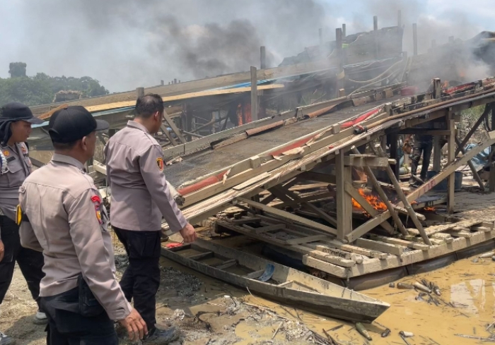 Kapolsek Peranap Bertekad Sapu Bersih Aktifitas PETI di Kecamatan Peranap Dan Batang Peranap