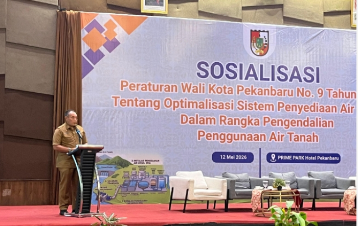 Cegah Dampak Penggunaan Air Tanah Berlebihan, Pemko Pekanbaru Optimalkan Perwako Tentang SPAM