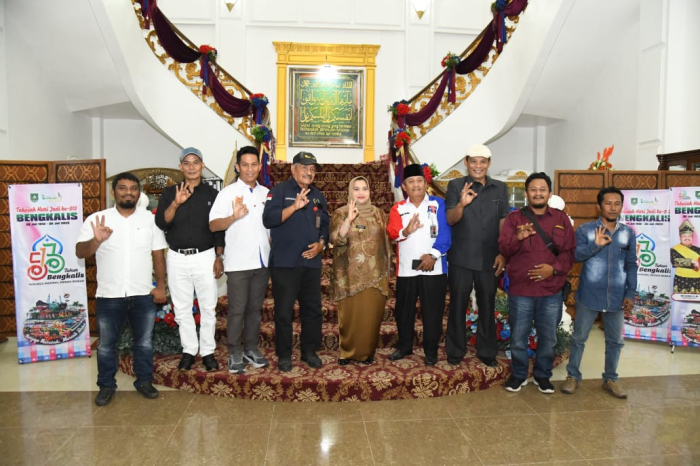 Bupati Kasmarni Terima Kunjungan Silaturahmi Lembaga Pendidikan Wartawan PJC Cabang Bengkalis