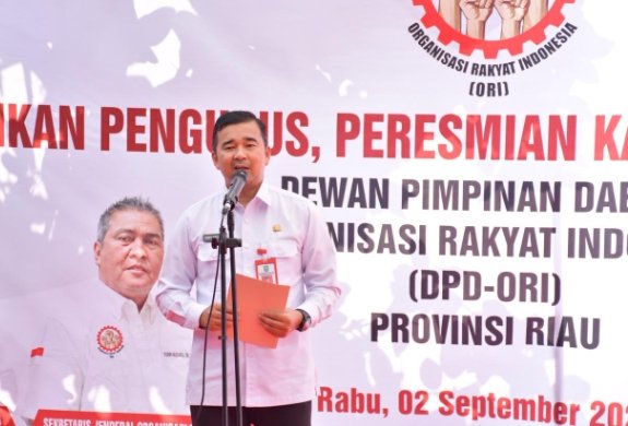 Kaban Kesbangpol Riau Hadiri Pelantikan DPD ORI Provinsi Riau dan DPC ORI Kota Pekanbaru 