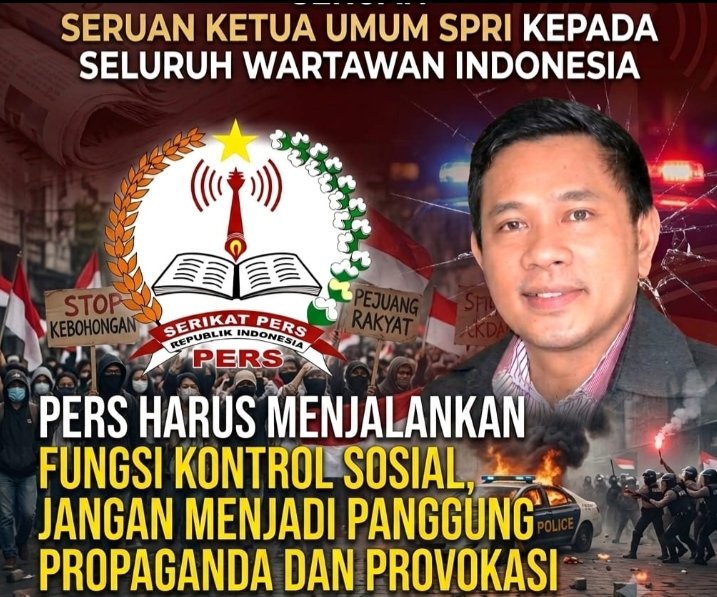 Pers Harus Jalankan Fungsi Kontrol Sosial, Jangan Jadi Panggung Propaganda dan Provokasi