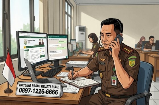 Marak Pencatutan Nama Pejabat, Kejati Riau Buka Nomor Pengaduan Resmi