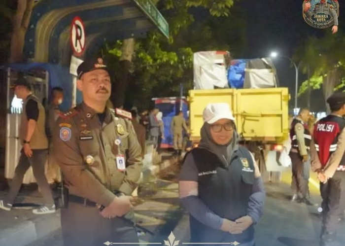 Satpol PP Pekanbaru Kembali Lakukan Penertiban PKL di Jalan Pattimura