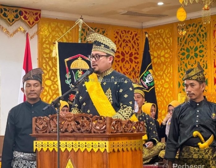 Lantik dan Kukuhkan Pengurus Hulu Balang Pekanbaru, Ini Pesan Datuk Seri Rizky Bagus Oka