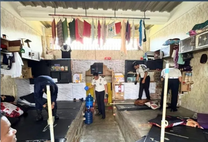 Demi Kenyamanan WBP, Lapas Narkotika Rumbai Gelar Razia Insidentil Secara Rutin