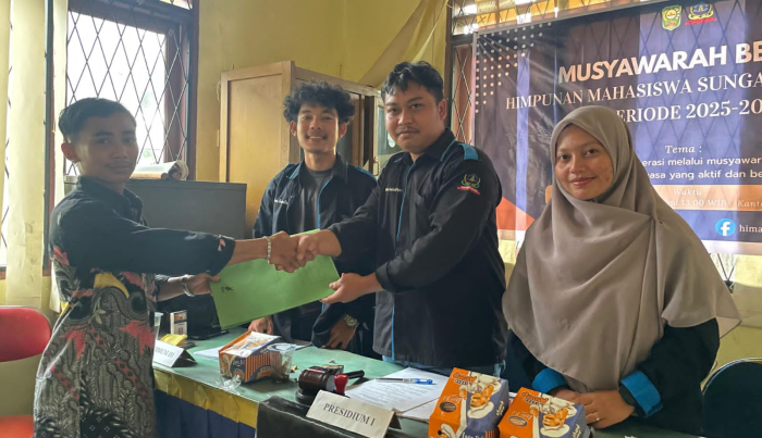 Gelar Mubes ke-V, Satria Andhika Resmi Nahkodai HIMASA Periode 2025-2027