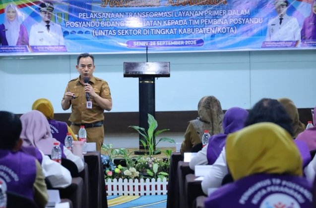 Dinkes Pekanbaru Gelar Koordinasi Transformasi Layanan Primer Posyandu 2026